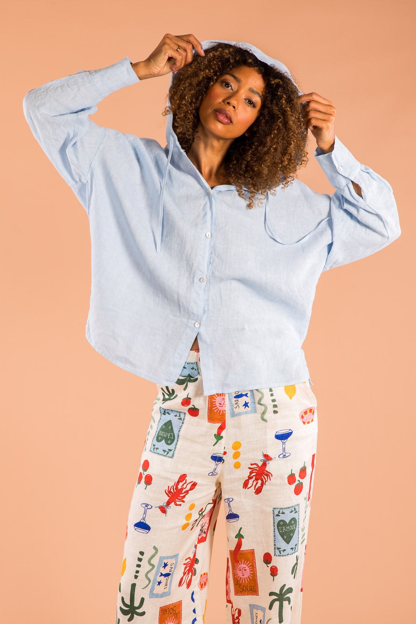 Bluse Kapuze