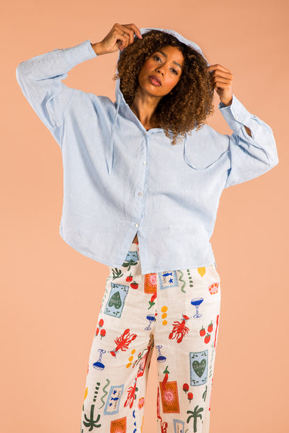 Bluse Kapuze