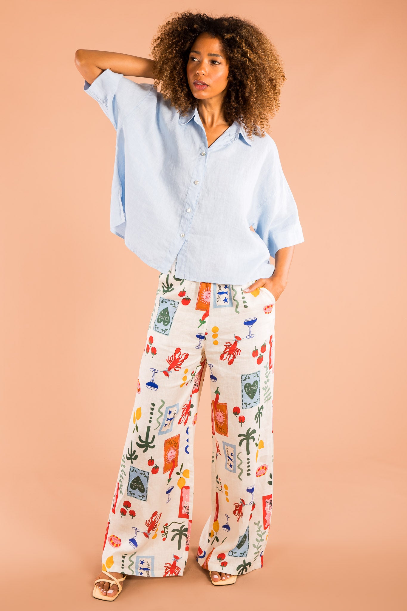 Hose wide leg