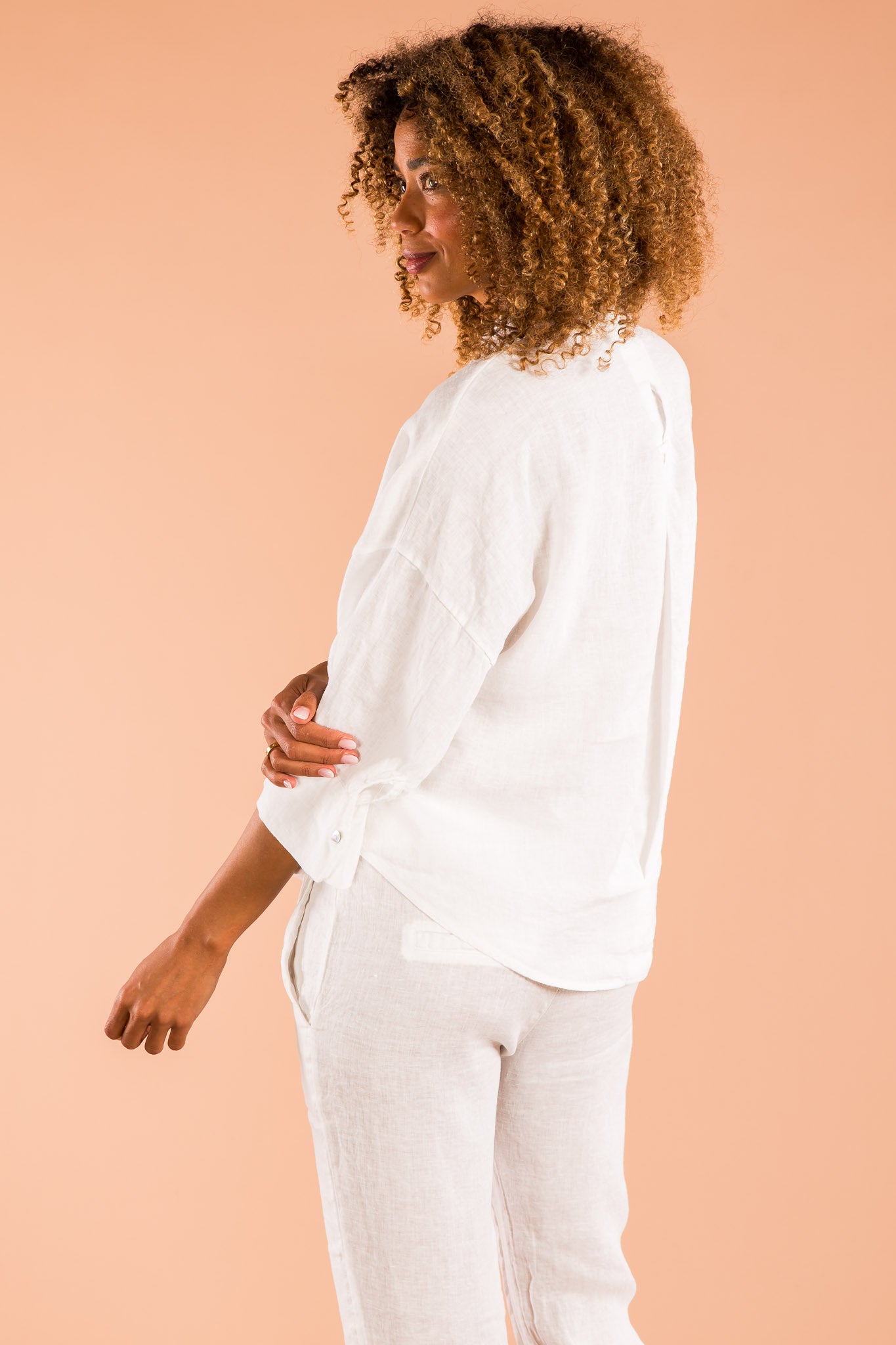 Bluse mit Falte